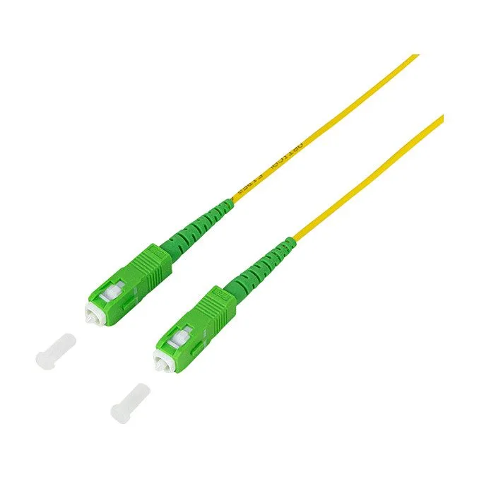Logilink Fiber simplex patch cord, OS2 SM G.657.A2, SC/APC to SC/APC, 0.5 m — image 1