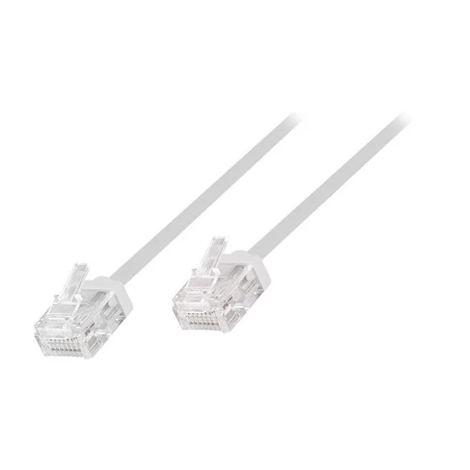 Logilink Patch Cable Cat.6A U/UTP Slim High-Flex, white 1,00 m — image 1
