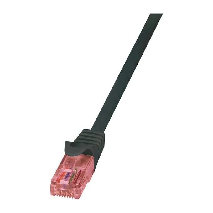 Logilink Patch Cable Cat.6 U/UTP BC black, 1,00m PrimeLine — image 1