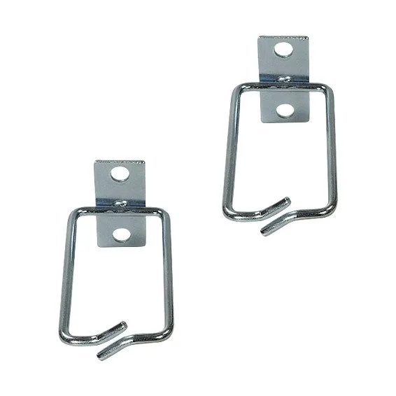 19" Cable management bracket 40 x 80 mm, steel, 2 pcs. — image 1