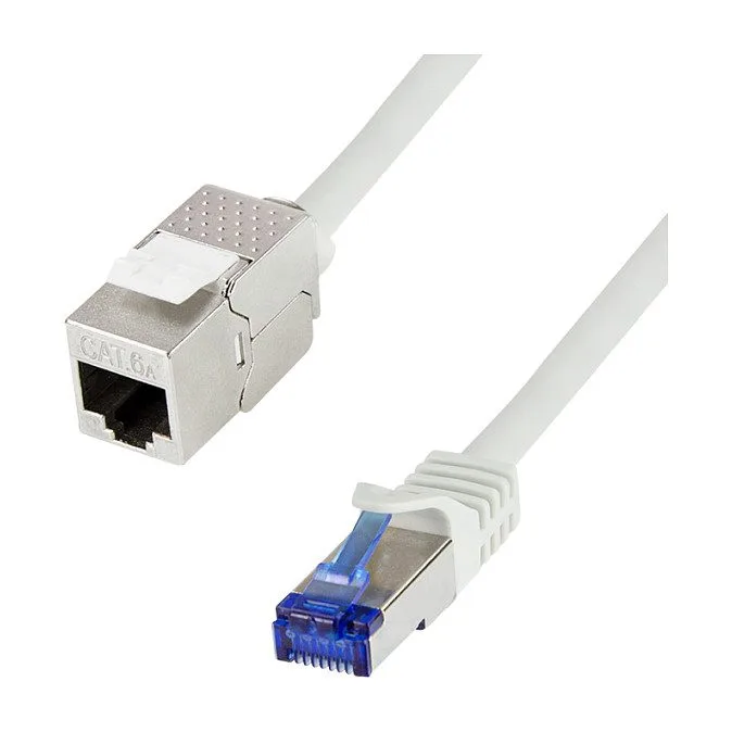 Logilink Consolidation point cable, Cat.6A S/FTP, 3.0m, grey — image 1