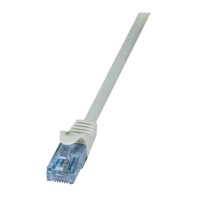 Logilink Patch Cable Cat.6A U/UTP, grey, 0,25m — image 1