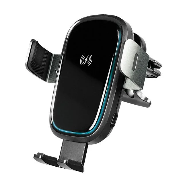 Logilink Wireless Car Charger w/Gravity Trigger, 15W — image 1