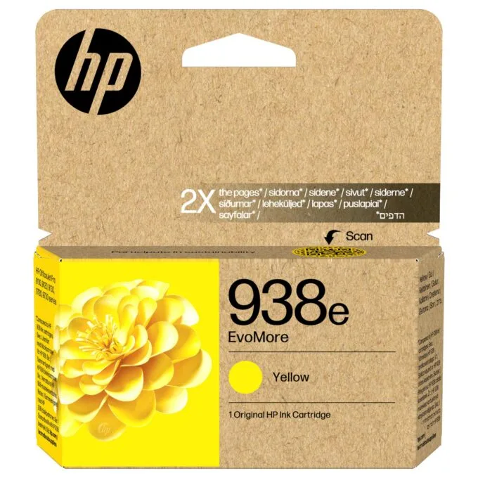 HP 983e Yellow Original Ink Cartridge — image 1
