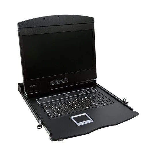 KVM Console with 19" LCD Screen, VGA, US keyboard layout — image 1