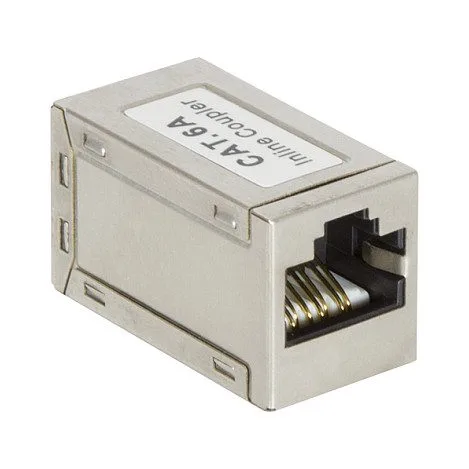 RJ45 Inline Coupler, Cat.6A, mini type, shielded — image 1