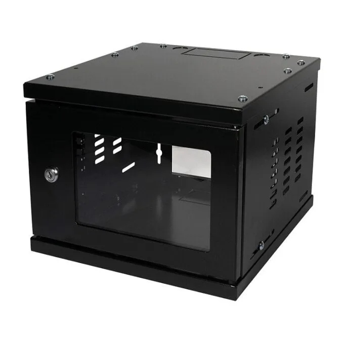 10" Wall Mount Cabinet SoHo, 04U, black — image 1