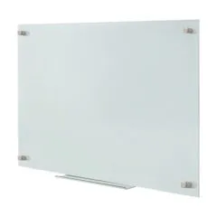 Dry Erase Whiteboard, wall-mounted, glass, 60x45cm
