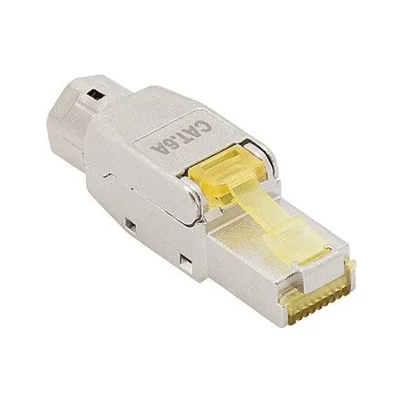 Field assembly Cat.8.1 RJ45 plug, shielded, extra short — image 1