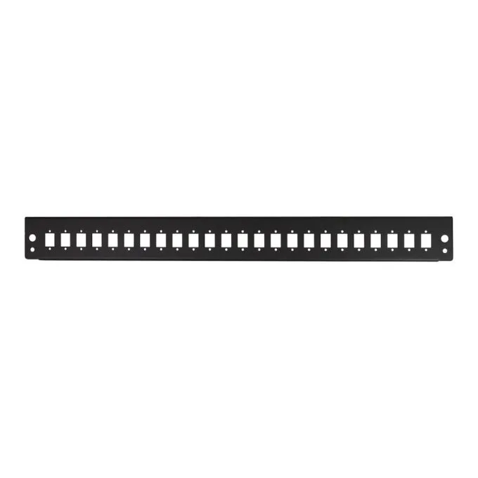 Fiber Front Panel 24 LC-Duplex or SC-Simplex, black — image 1