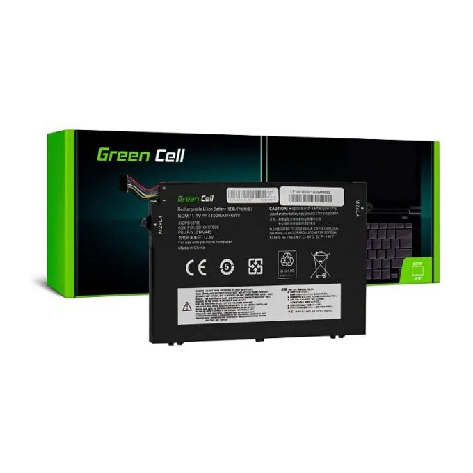 Green Cell Battery L17C3P51 L17L3P51 L17M3P51 L17M3P52 for Lenovo ThinkPad E480 E485 E490 E495 E580 E585 E590 E595 — image 1
