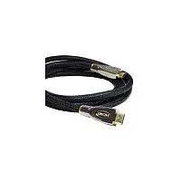Python HDMI® 2.0 Kabel 4K2K Nylongeflecht schwarz 1,5m — image 1