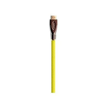 Python HDMI® 2.0 Kabel 4K2K Nylongeflecht gelb 0,5m — image 1