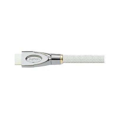 Python HDMI® 2.0 Kabel 4K2K Nylongeflecht weiß 3m — image 1