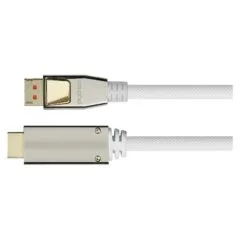 Python DisplayPort 1.4 an HDMI 2.0 Kabel Nylong. weiß 1m