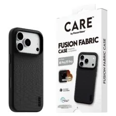 CARE by PanzerGlass Fusion Fabric Case Schwarz m. MagSafe 17 Pro