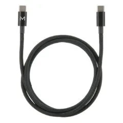 Mobilis Cable USB C / USB C 1m 100W Black