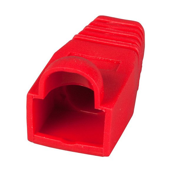 EFB Elektronik Knickschutztlle RJ45 rot, mit Rastnasenschutz, VPE 100