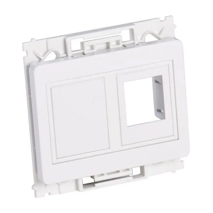 LANVIEW Wall plate 2 x keystone for — image 1