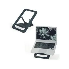 LEITZ Ergo Laptopstnder,dunkelgrau ultraflach, hhenverstellbar