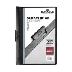 DURABLE Klemmhefter Duraclip DIN A4 schwarz
