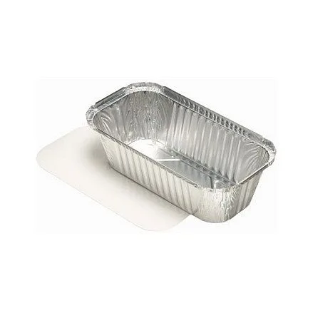 STARPAK Aluschalen mit Deckel 1500 ml silber — image 1