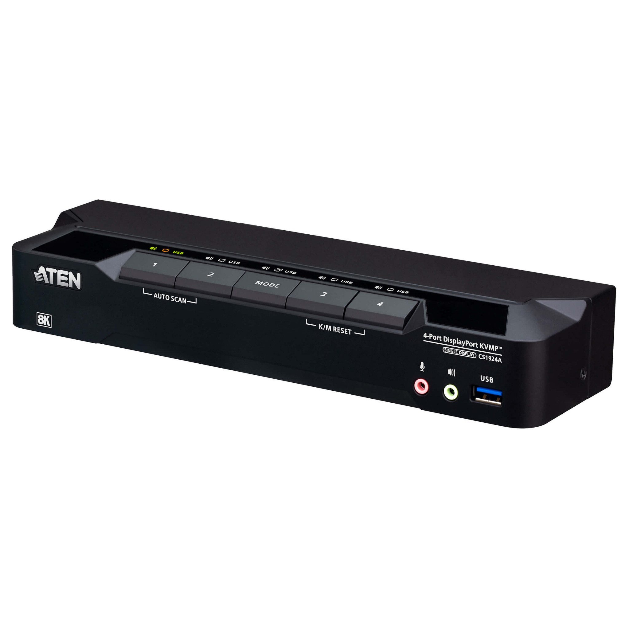Aten CS1924A 2-Port USB 3.0 8K Dp Kvm