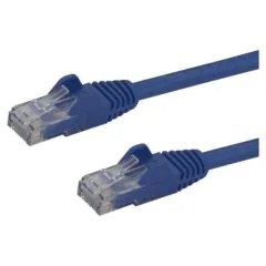 Cat6 Patch Cable with Snagless RJ45 Connectors - 1m Blue