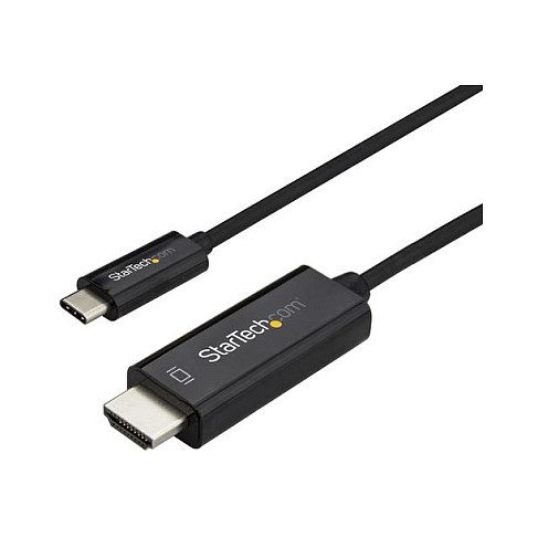 StarTech 2m 6ft. USB-C to HDMI Cable – 4K at 60 Hz – Black