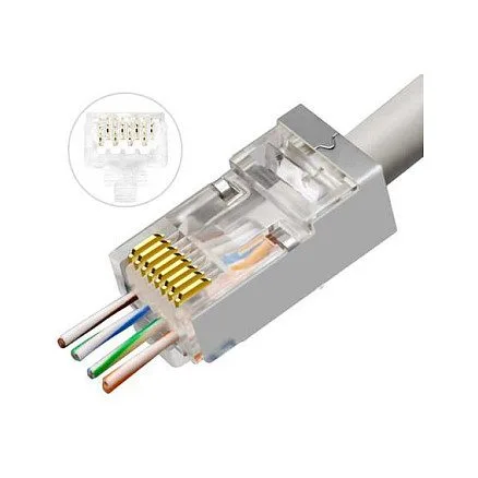 RJ45 STP Plug Cat6 for AWG23-24 Stranded/solid — image 1