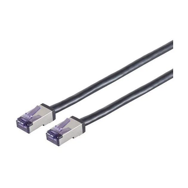 HIGH-FLEX Cat6a S/FTP Black 30m — image 1