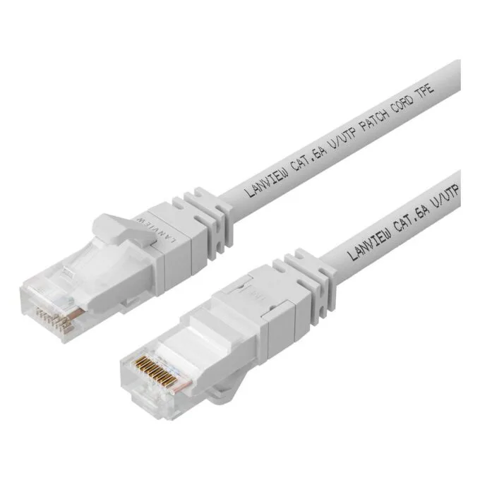 CAT6A S/FTP 0,25m White LSZH HIGH-FLEX — image 1
