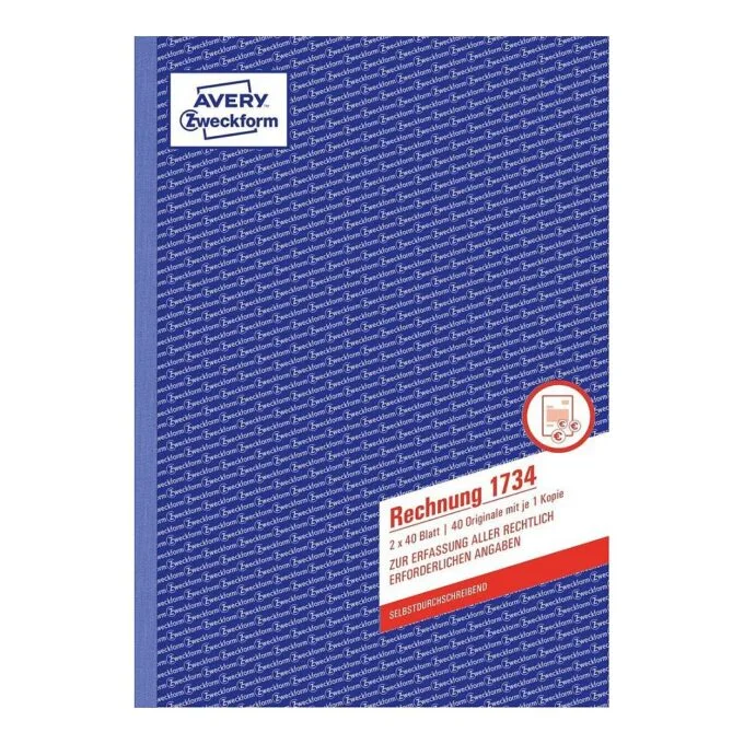 AVERY Zweckform Rechnung Formularbuch 1734, 1 St. — image 1