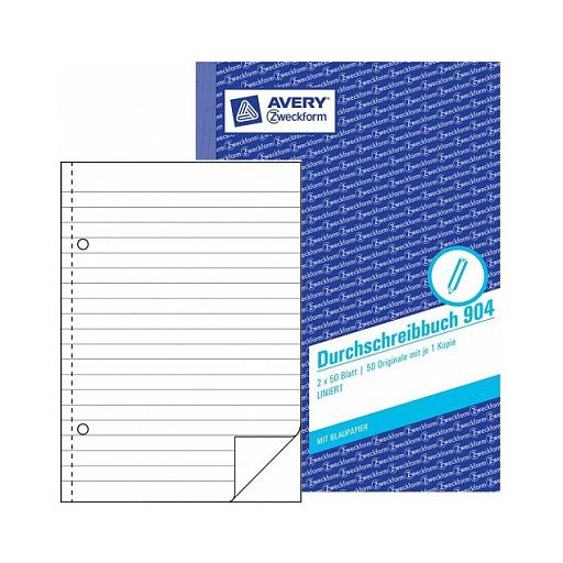 AVERY Zweckform Durchschreibebuch Formularbuch 904, 1 St.