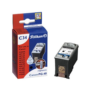 Pelikan Patrone Canon C34 PG40 bk schwarz remanufactured
