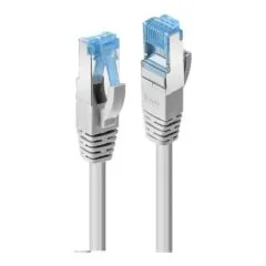 Patchkabel Cat.6A S/FTP TPE, grau 0,5m
