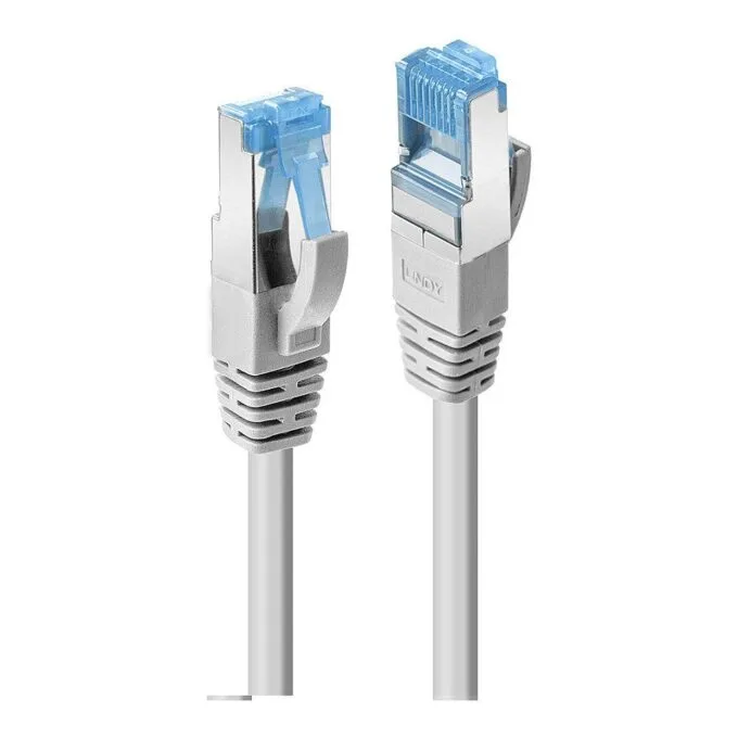 Patchkabel Cat.6A S/FTP TPE, grau 0,5m — image 1