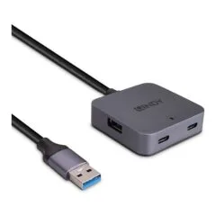 5m USB 3.0 Hub, 4 Ports 2 USB Typ C und 2 USB Typ A