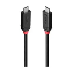 1m USB4 240W Typ C Kabel, Black Line