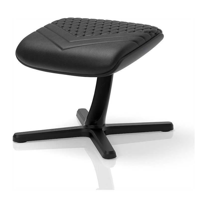 noblechairs Fußstütze 2 – Echtleder Schwarz