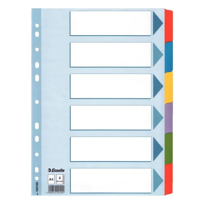 Esselte Ordnerregister Vollformat blanko DIN A4 — image 1