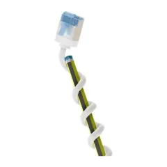 Goobay Ultraflexibles Cat.6a Patchkabel slim, U/FTP (wei, 0,5 Meter, extrakurze Stecker)