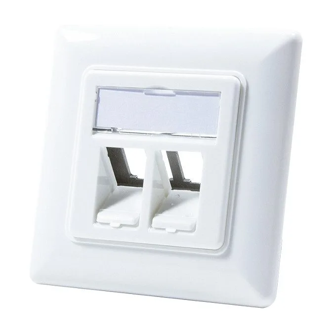 Keystone Dose Unterputz 2 modules. signal white LogiLink — image 1
