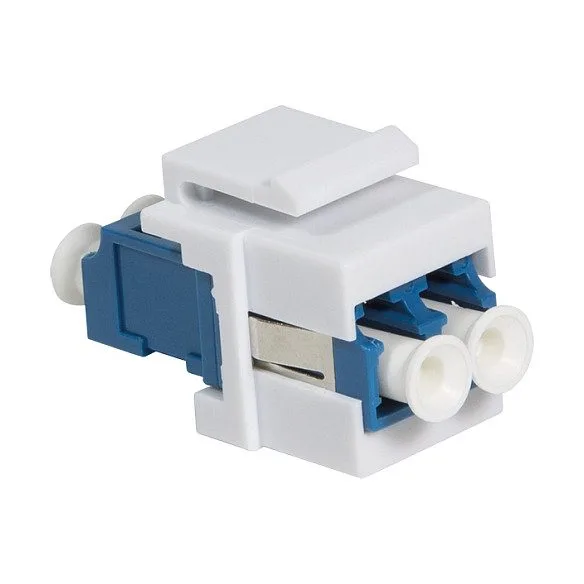 Keystone Verbinder Fibre LC-Duplex Singlemode. blue LogiLink — image 1