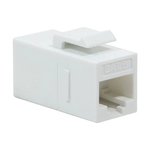 Keystone Verbinder Cat.6 UTP, 2xRJ45, white LogiLink — image 1