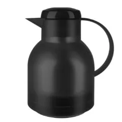 SAMBA Isolierkanne, 1 Liter (schwarz, QUICK PRESS Verschluss)