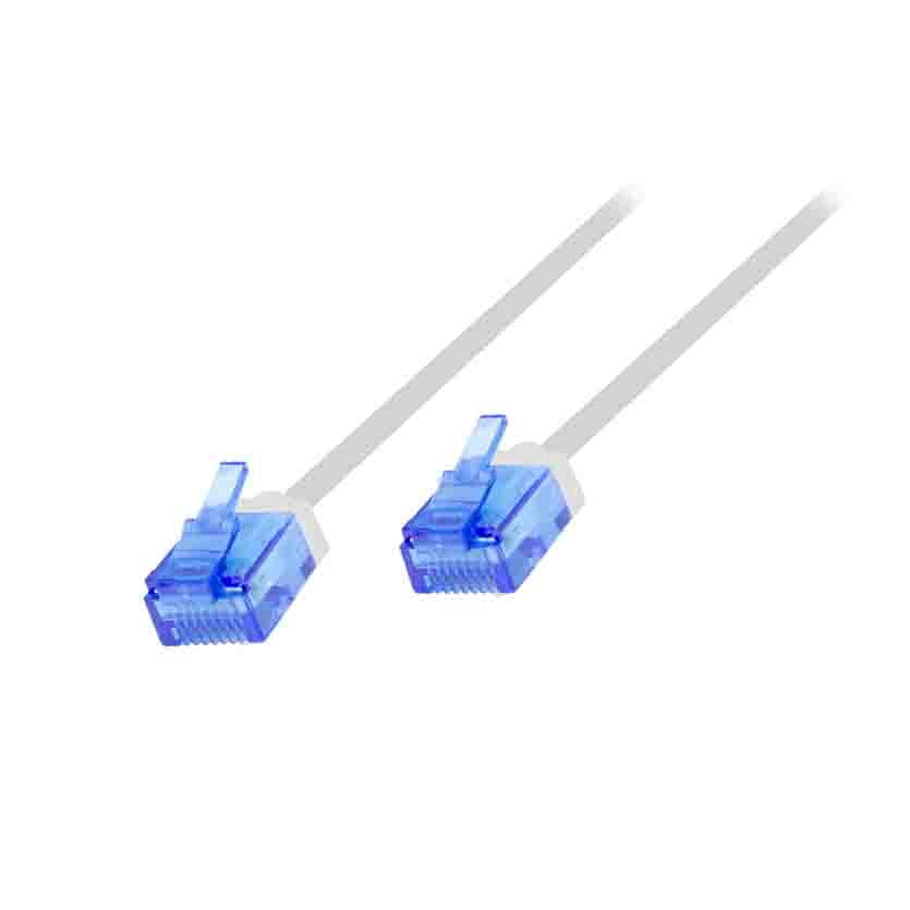 CQ3021U 0.50m CAT6A U/Utp Slim High-flex Patch Cable White, Logilink