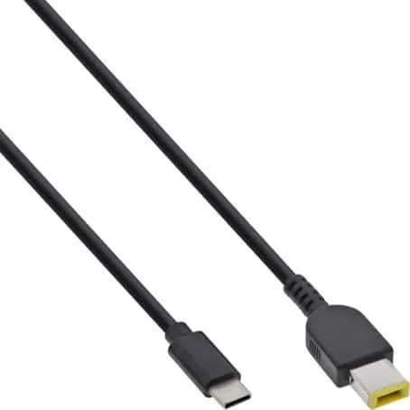 26671 2m USB-C CHARGING CABLE FOR LENOVO NOTEBOOK (RECTANGULAR) INLINE — image 1