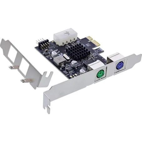 76620P INTERFACE CARD 2x PS/2 PCIe USB HEADER MCS9990 INLINE — image 1