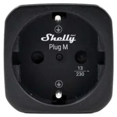 Inteligentne gniazdko Shelly Plug M Gen3 (czarne)